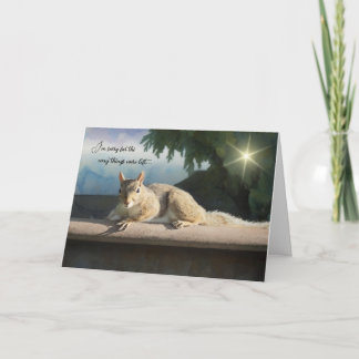 I'm sorry for the way things were left - Apology Card