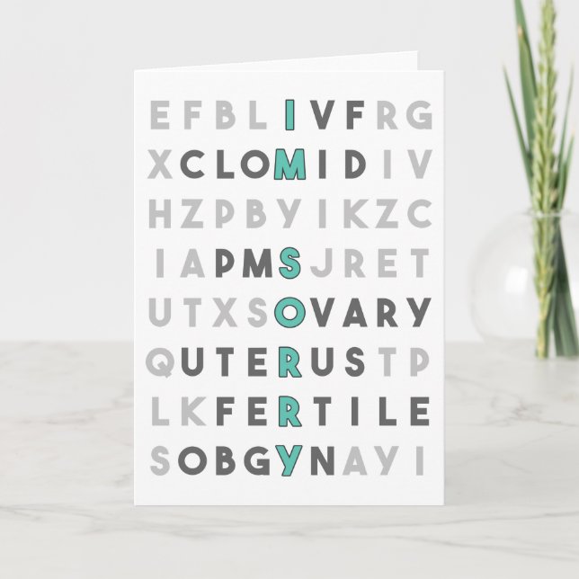 I'm sorry (turquoise) card (Front)