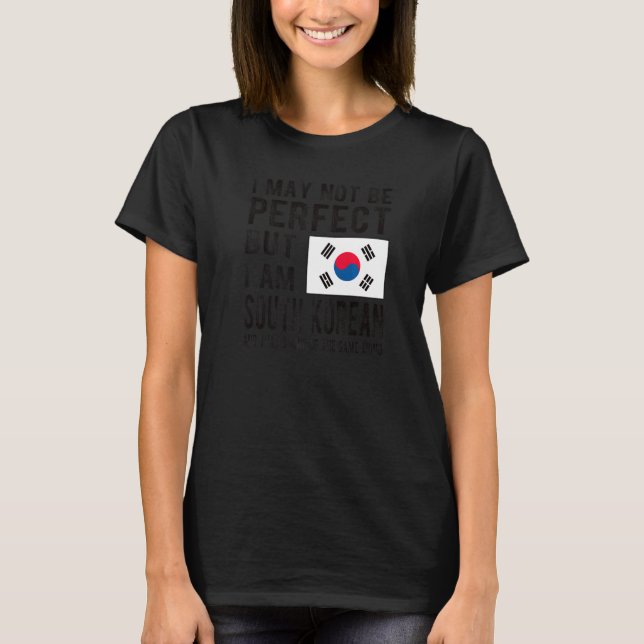 I'm South Korean Flag South Korea South Korean Roo T-Shirt (Front)
