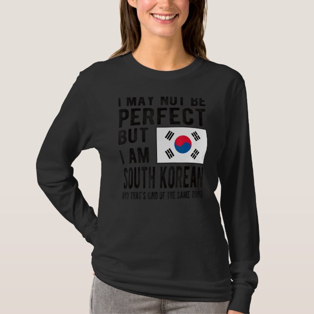 I'm South Korean Flag South Korea South Korean Roo T-Shirt (Front)