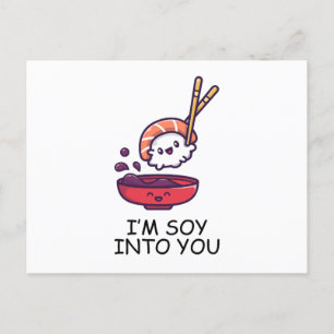 I'm Soy Into You Postcard