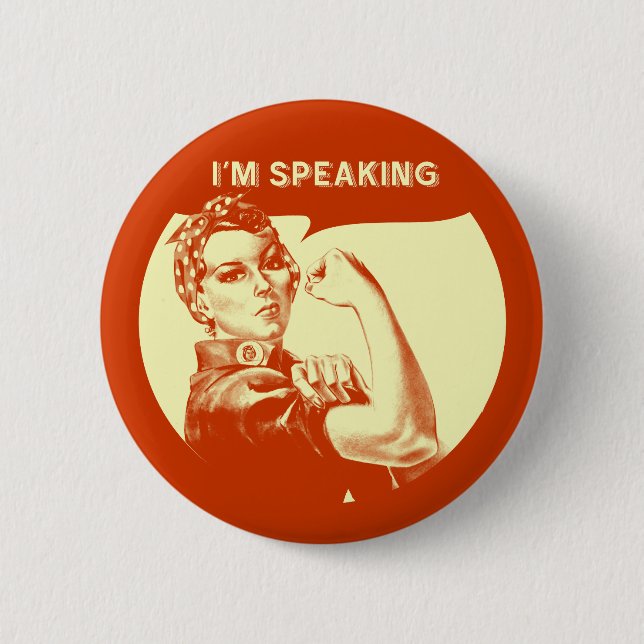 "I'm Speaking" Button Pin (Front)