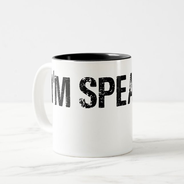 I'm Speaking, Kamala Harris I'm Speaking Two-Tone Coffee Mug (Front Left)