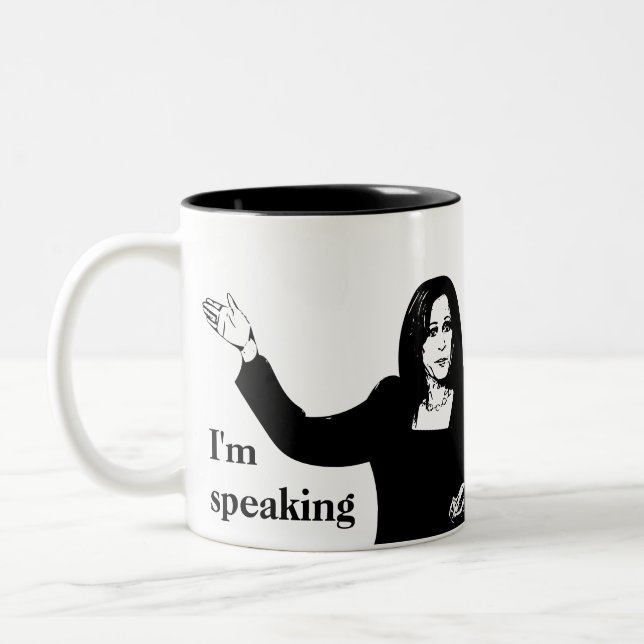 I'm speaking - Kamala Harris Mug (Left)
