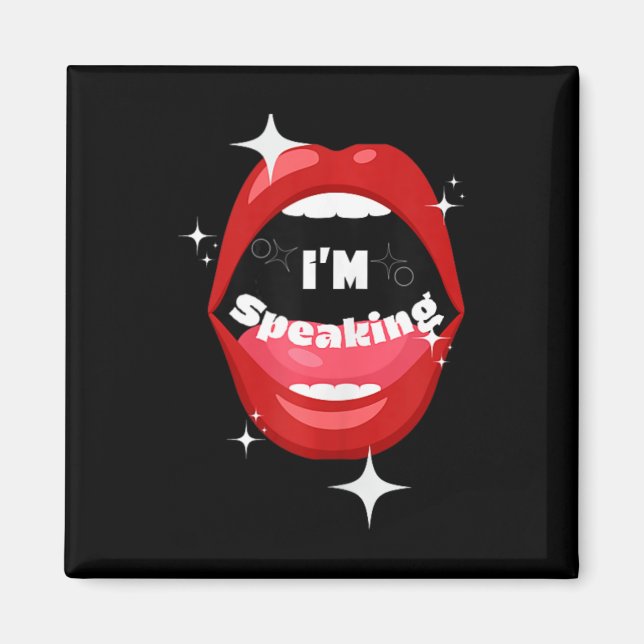 I'm Speaking Pro Harris Tank Top  Magnet (Front)