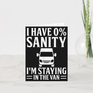 I'm Staying In Tha Van Phasmophobia Funny Drivers  Card