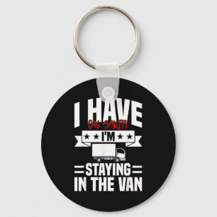 I'm Staying In Tha Van Phasmophobia Funny Gamer Me Key Ring