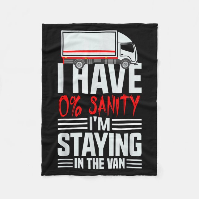 I'm Staying In Tha Van Phasmophobia Funny Gamer Wo Fleece Blanket (Front)