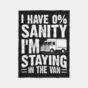 Im Staying In Tha Van Phasmophobia Gamer Man Women Fleece Blanket