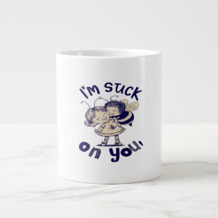 Im Stuck On You Classic Heartfelt Style  Large Coffee Mug