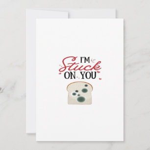 Im Stuck On You Clean Romantic Style  Holiday Card