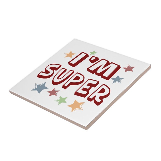 Im Super with Stars Tile (Side)