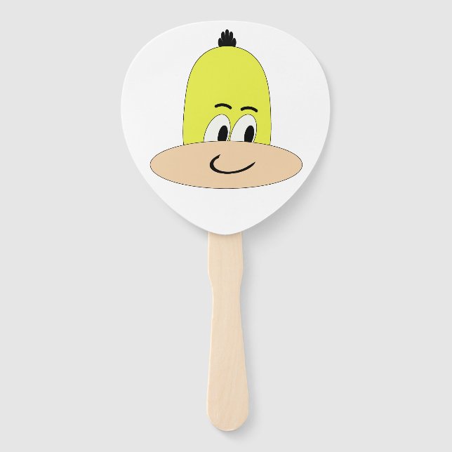 I'm Sveety, Unique Comic, Funny Face Cartoon Hand Fan (Front)