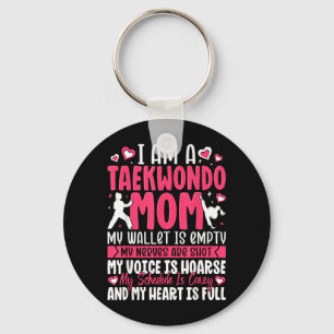 Im Taekwondo Mum Proud Family Fighter Mothers Day Key Ring