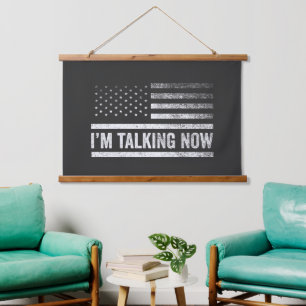 I'm Talking Now Trump Harris Presidential Debate Hanging Tapestry