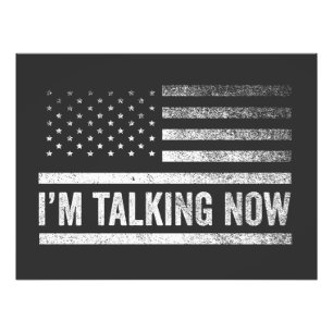 I'm Talking Now Trump Harris Presidential Debate Photo Print