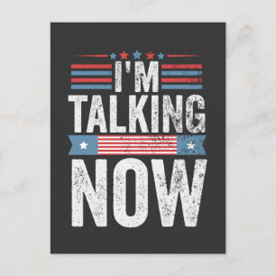 I'm Talking Now Trump Kamala President Debate  Postcard