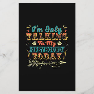 Im Talking To My Greyhound Mum Gifts For Women Stationery