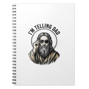 I'm Telling Dad Vintage Engraving Funny Shirt Notebook