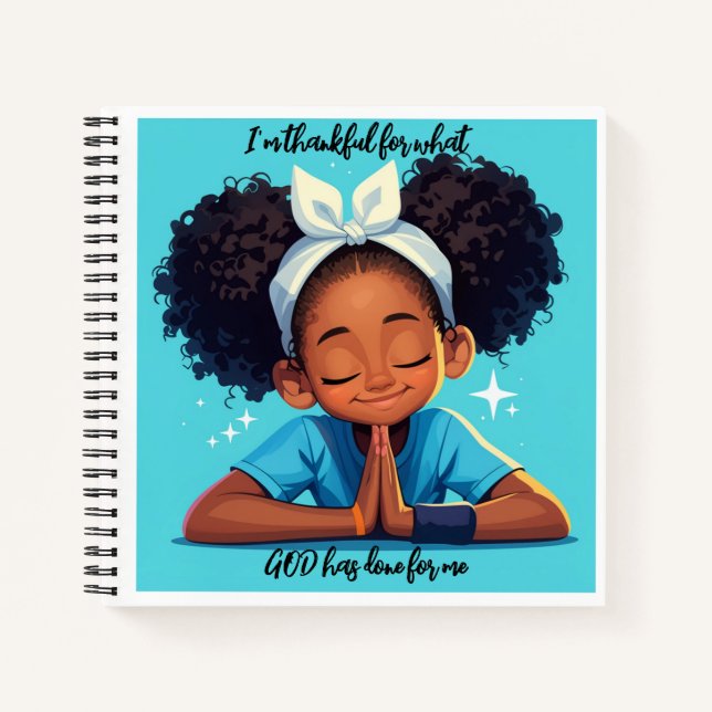 I'm thankful  Spiral Notebook (Front)