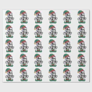 Im The 67 Elf Six Seven Elf Meme Christmas Wrapping Paper