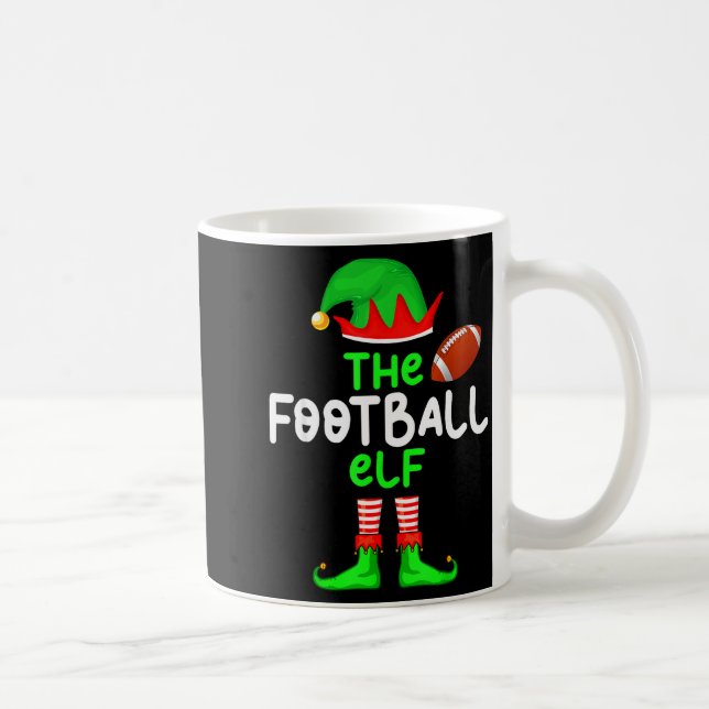 I'm The American Football Elf Christmas Matching P Coffee Mug (Right)
