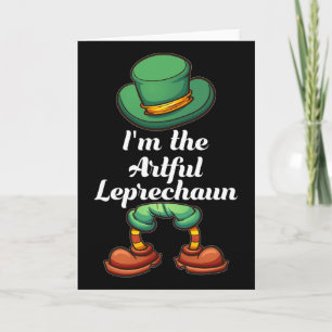 I'm The Artful Leprechaun Group Matching St Patric Card