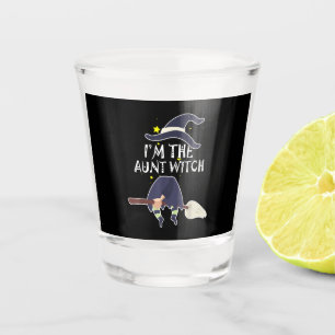 Im The Aunt Witch Halloween Costumes Gifts Shot Glass