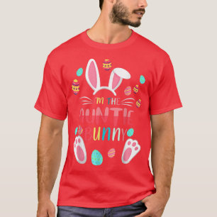 I'm The Auntie Bunny Matching Family Easter Party  T-Shirt