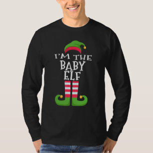 I'm The Baby Elf Family Matching Christmas Pajama T-Shirt