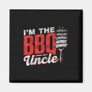 I'm The Bbq Uncle Meat Barbecue Grill Grilling Bbq Magnet