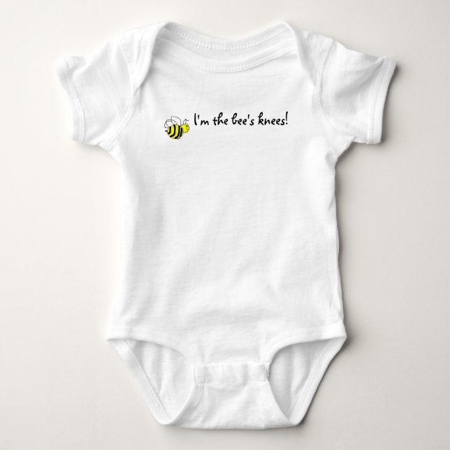 I'm the bee's knees! baby bodysuit (Front)