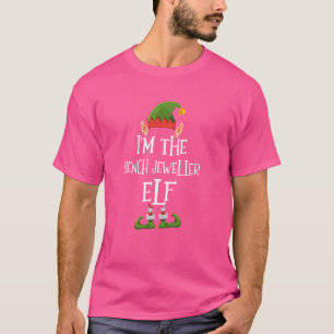 I'm the Bench Jeweller Elf Graphic - Funny Ugly Ch T-Shirt