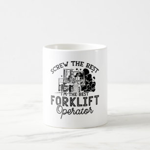 I'm The Best Forklift Operator Driver Truck Worker Coffee Mug