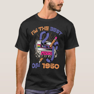 I'm The Best Of 1950 Vintage Cassette Tape Music R T-Shirt