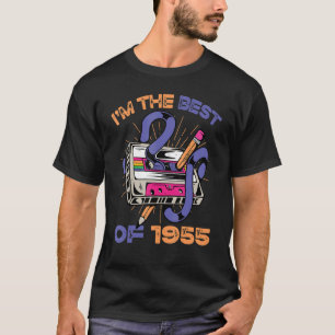 I'm The Best Of 1955 Vintage Cassette Tape Music R T-Shirt
