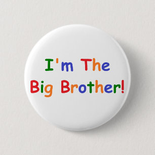 I'm the Big Brother 6 Cm Round Badge