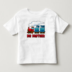 i'm the big brother cartoon train toddler T-Shirt