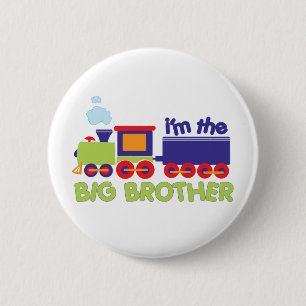 I'm the Big Brother Train T-shirt 6 Cm Round Badge