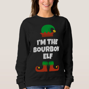 I'm The Biker Elf Matching Family Group Christmas Sweatshirt