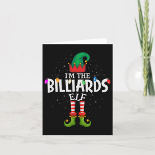 Im The Billiards Matching Christmas Family Card