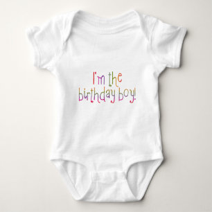 I'm the birthday boy baby bodysuit