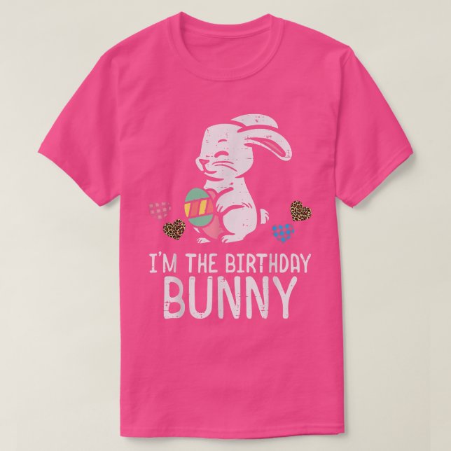 Im The Birthday Bunny Cute Easter Bday Party Men W T-Shirt (Design Front)