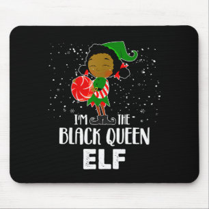 I'm The Black Queen Elf African American Girls Kid Mouse Pad