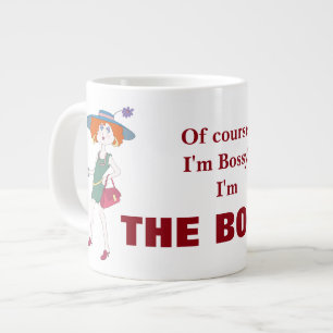 I'm The Boss Large Coffee Mug
