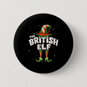 I'm The British Elf Family Matching Group Christma 6 Cm Round Badge