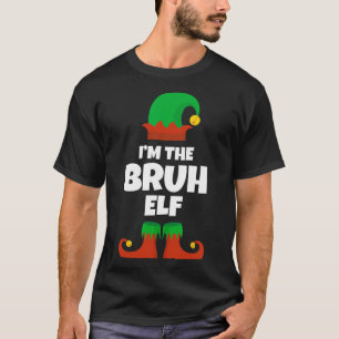 I'm The Bruh Elf Family Pajama Christmas Funny  T-Shirt