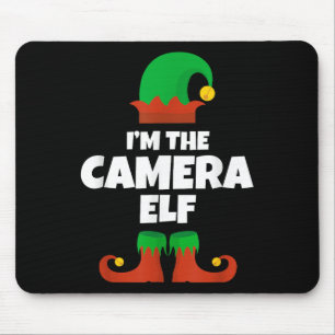 I'm The Camera Elf Family Pajama Christmas Man Pho Mouse Pad
