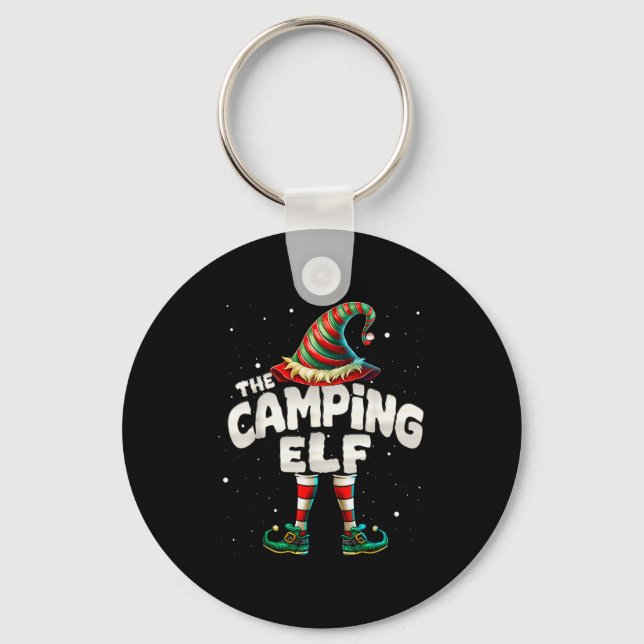 I'm The Camng Elf Family Matching Group Christmas  Key Ring (Front)