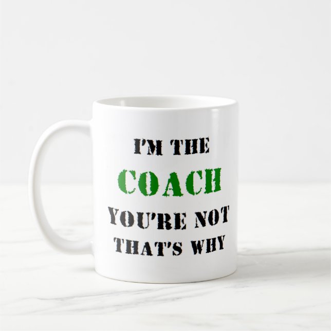 i'm the coach coffee mug (Left)
